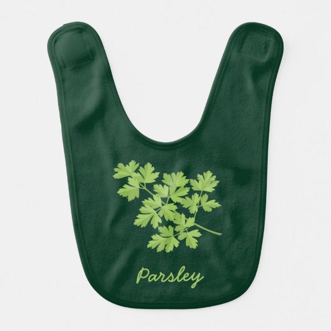 Parsley Baby Bib (Front)