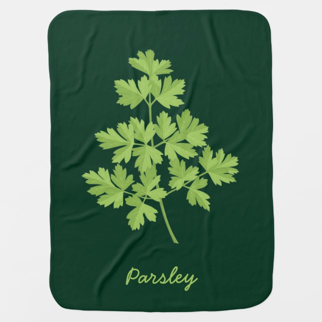 Parsley Baby Blanket (Front)