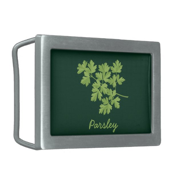 Parsley Belt Buckle (Front Left)