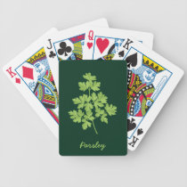 Parsley Bicycle Playing Cards