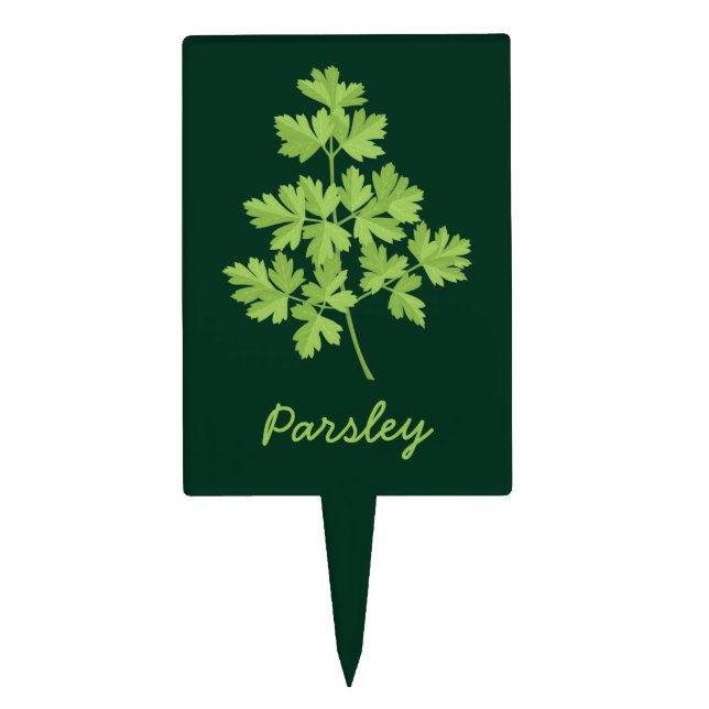 Parsley Cake Topper (Front)