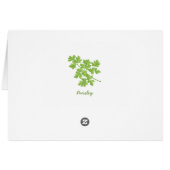 Parsley Cards (Back Horizontal)