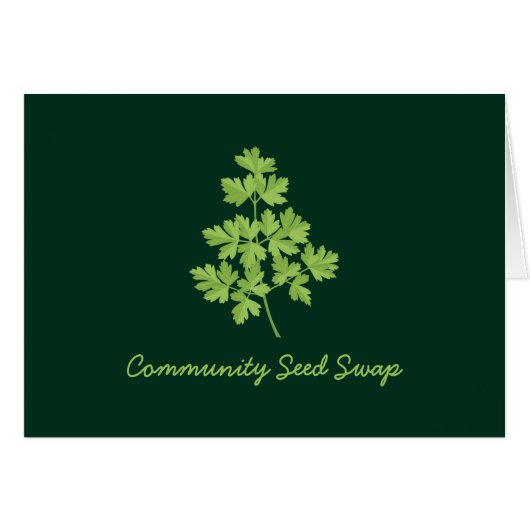 Parsley Cards (Front Horizontal)