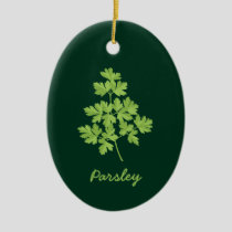 Parsley Ceramic Ornament