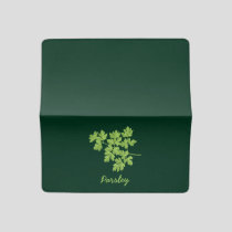 Parsley Checkbook Cover