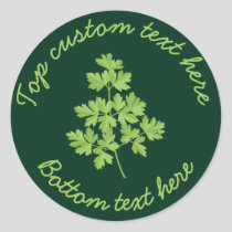 Parsley Classic Round Sticker