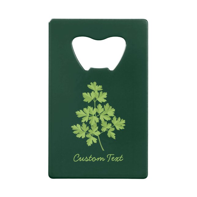 Parsley Credit Card Bottle Opener (Front)