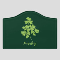 Parsley Door Sign