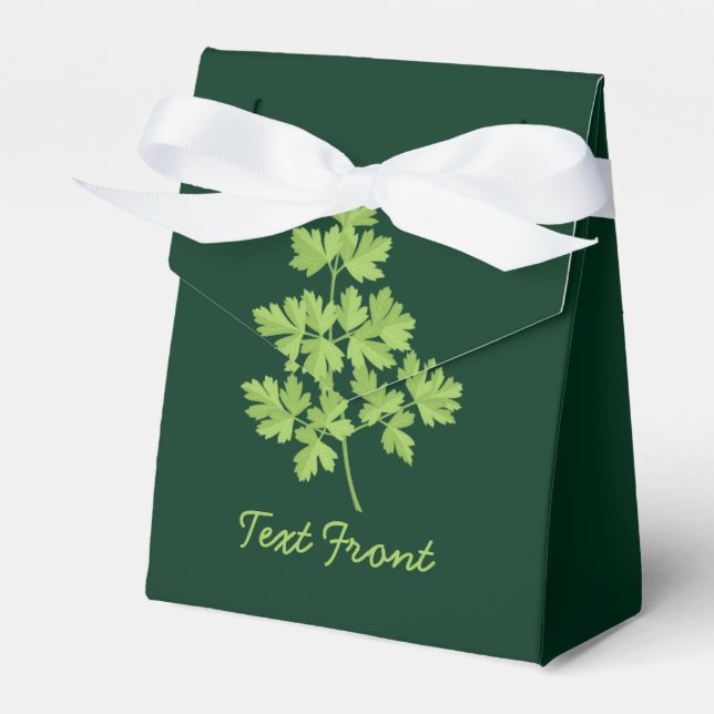 Parsley Favor Boxes (Front Side)