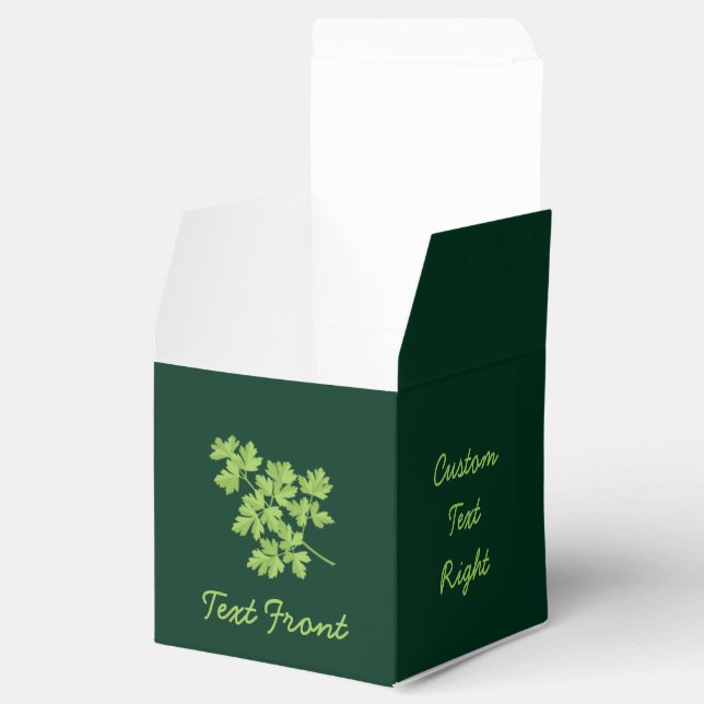 Parsley Favor Boxes (Opened)