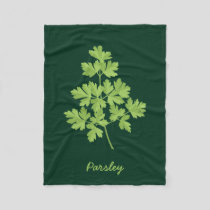 Parsley Fleece Blanket