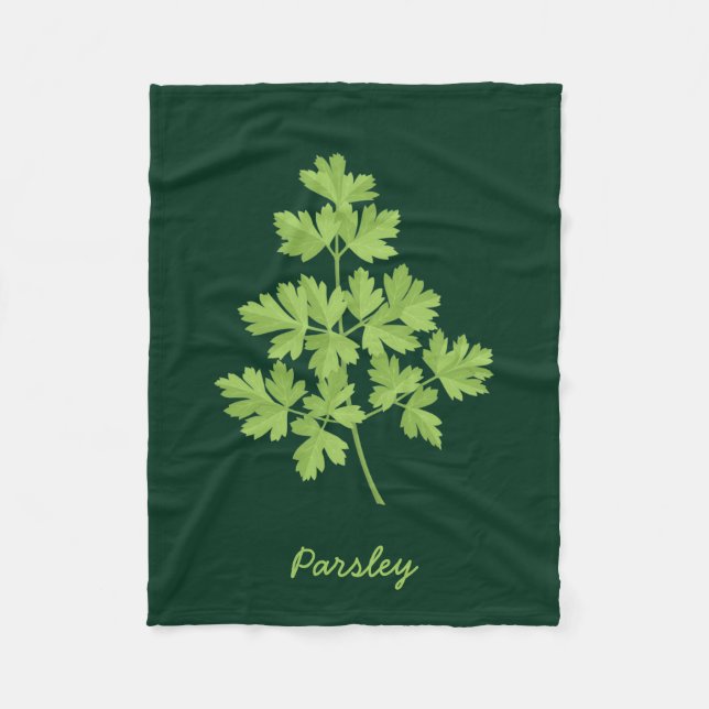 Parsley Fleece Blanket (Front)