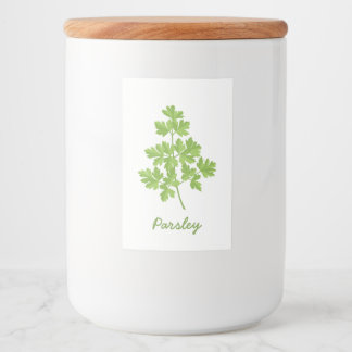 Parsley Food Label