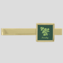 Parsley Gold Finish Tie Bar