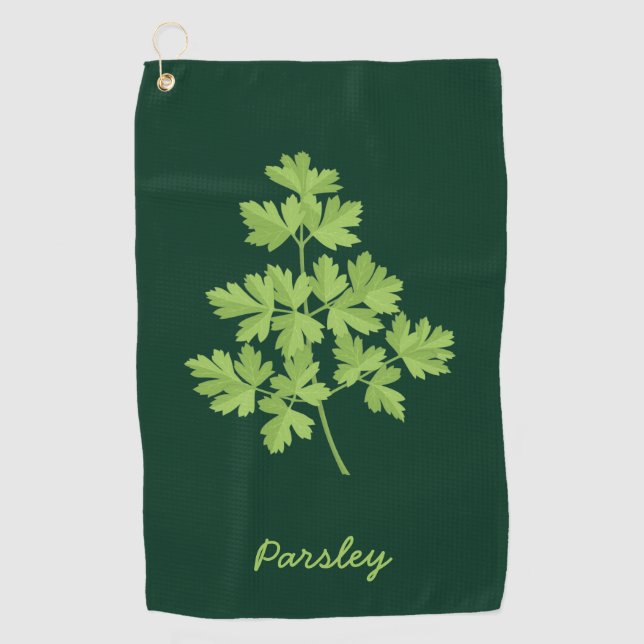 Parsley Golf Towel (Front)