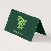 Parsley Horizontal Business Card