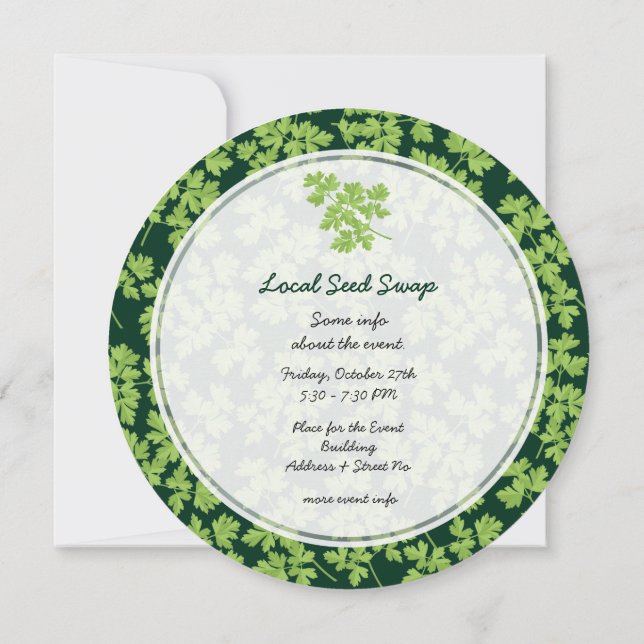 Parsley Invitation (Back)