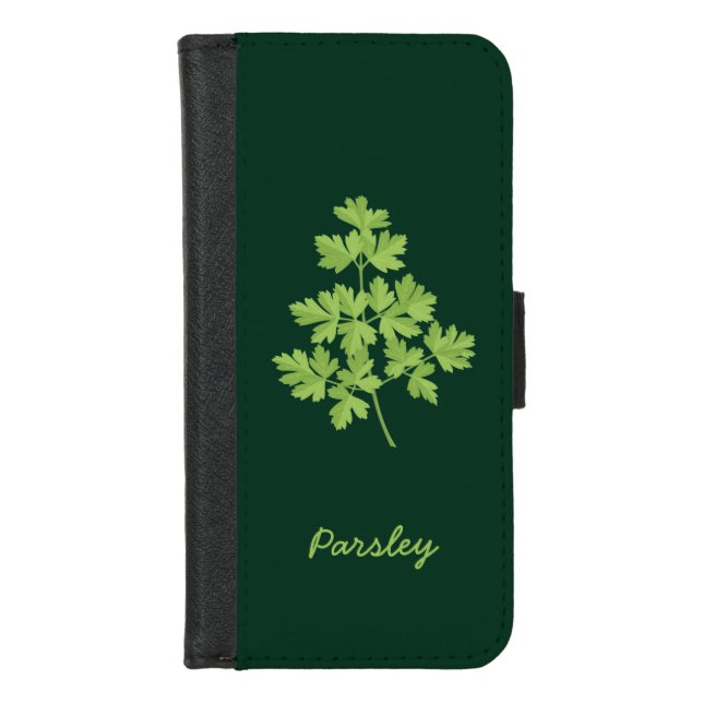 Parsley iPhone Wallet Case (Front)