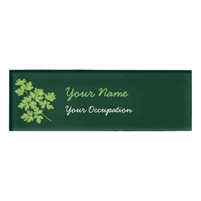 Parsley Name Tag (Front)