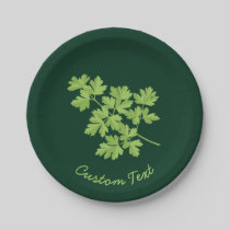 Parsley Paper Plates