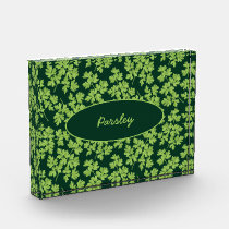 Parsley Pattern Acrylic Award