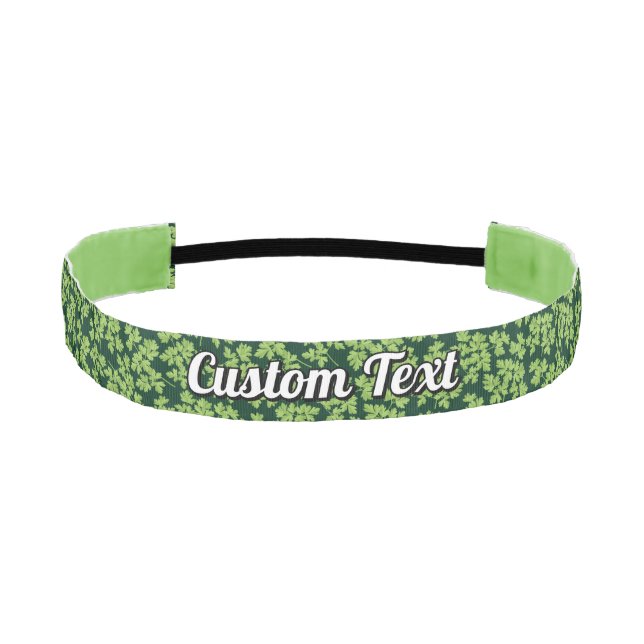 Parsley Pattern Athletic Headband (Front)