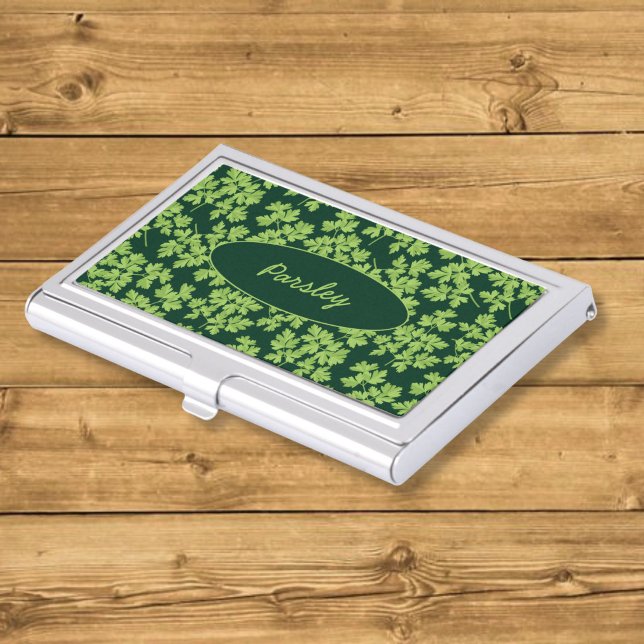 Parsley Pattern Business Card Case (Creator Uploaded)