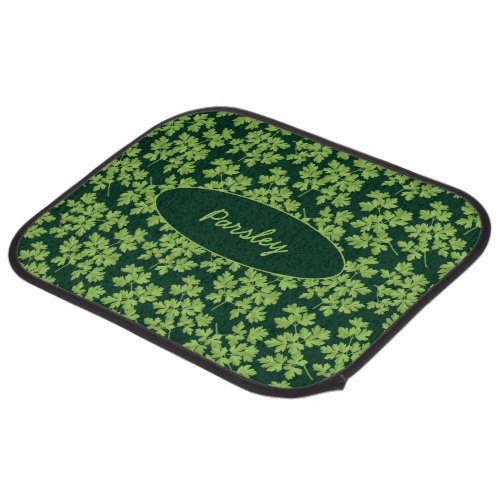 Parsley Pattern Car Floor Mat