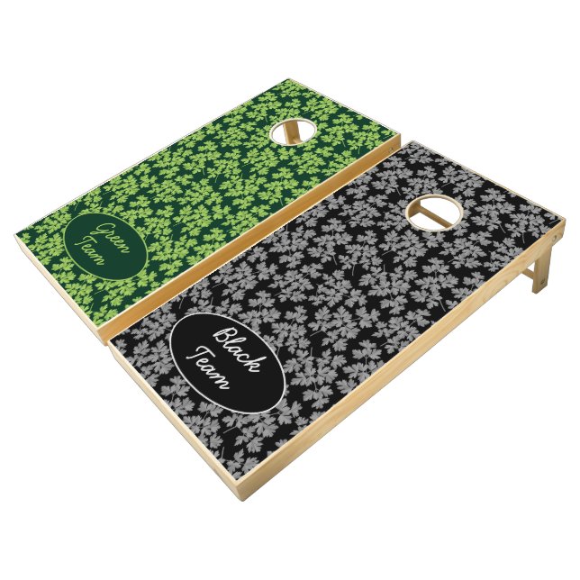 Parsley Pattern Cornhole Set (Angled)