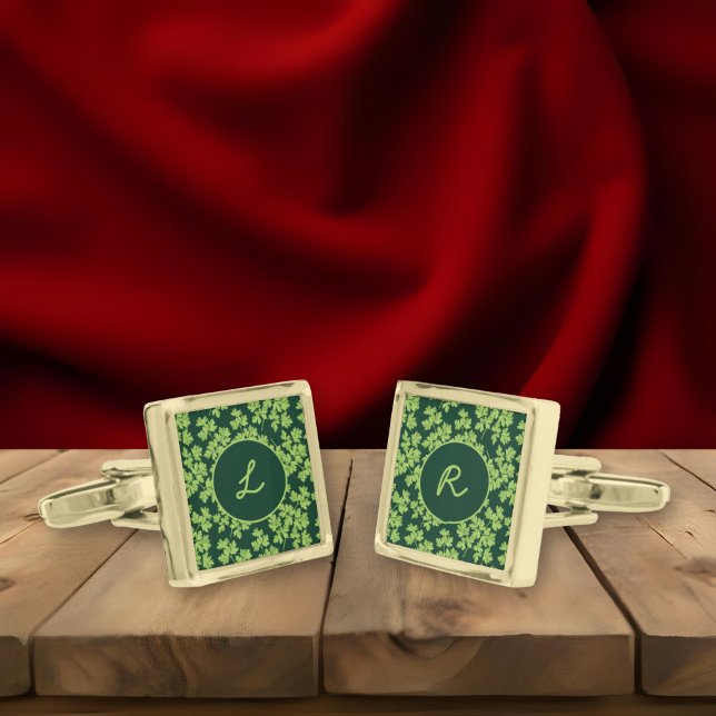Parsley Pattern Cufflinks (Creator Uploaded)