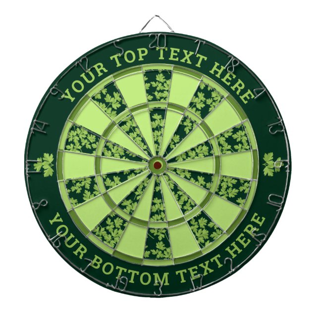 Parsley Pattern Dart Board (Front)