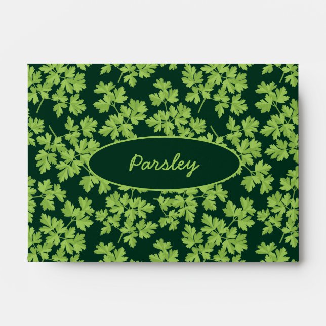Parsley Pattern Envelope (Front)