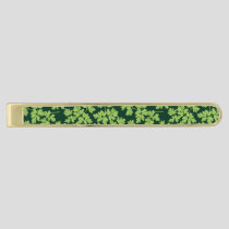 Parsley Pattern Gold Finish Tie Bar