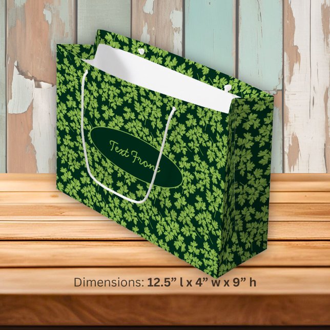 Parsley Pattern Large Gift Bag (Creator Uploaded)