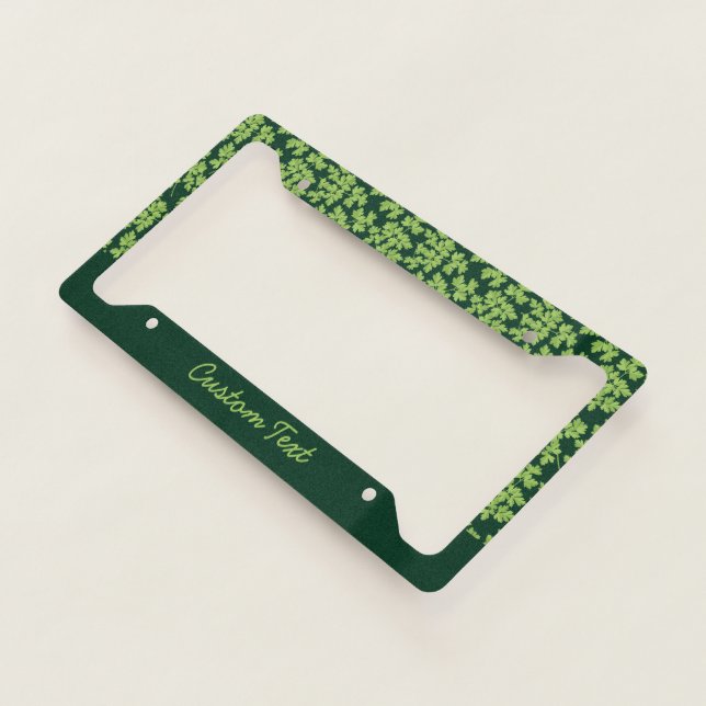 Parsley Pattern License Plate Frame (3/4)
