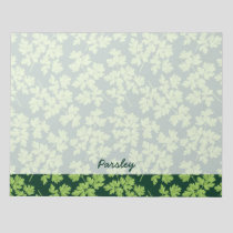 Parsley Pattern Notepad