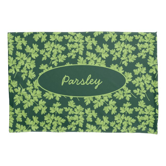 Parsley Pattern Pillow Case (Front)