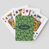 Parsley Pattern Playing Cards