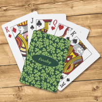 Parsley Pattern Poker Cards