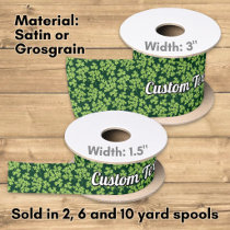 Parsley Pattern Satin Ribbon