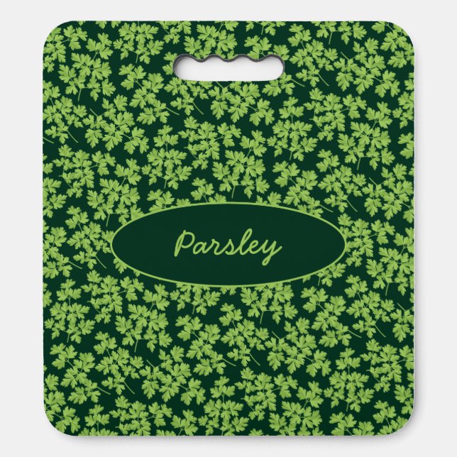 Parsley Pattern Seat Cushion (Front Vertical)