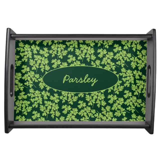 Parsley Pattern Serving Tray (Front)