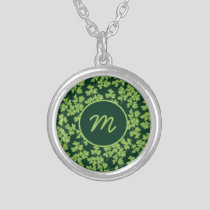 Parsley Pattern Silver Plated Necklace