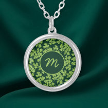 Parsley Pattern Silver Plated Necklace