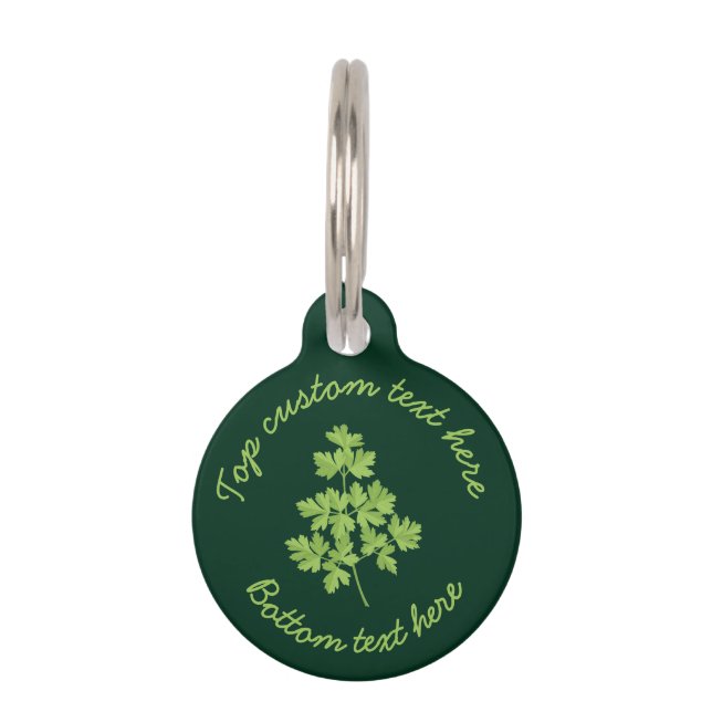 Parsley Pet ID Tag (Front)