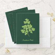 Parsley Pocket Folder