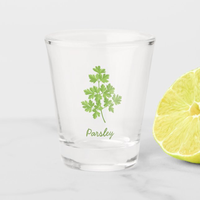 Parsley Shot Glass (Front)