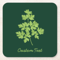 Parsley Square Paper Coaster
