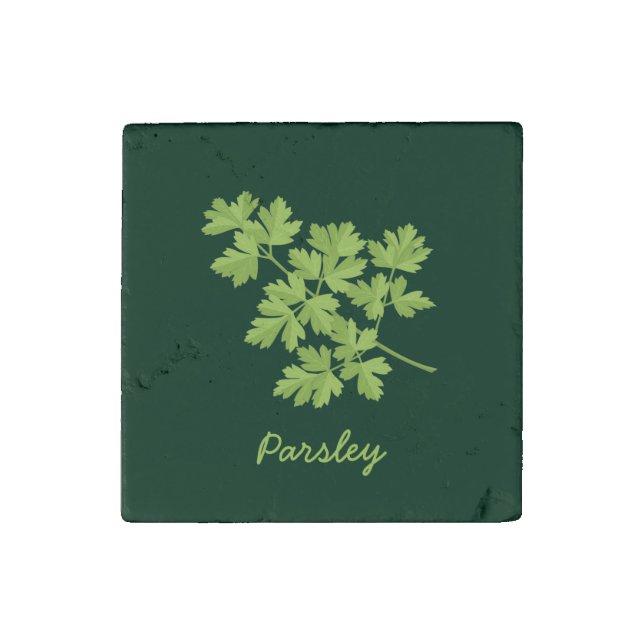 Parsley Stone Magnet (Front)