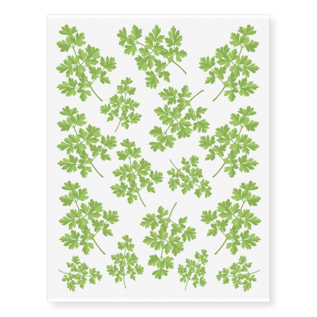 Parsley Temporary Tattoos (Front)